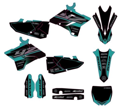 Fits yamaha yz 125 250 mx motocross 2015 2016 2017 2018 2019 2020 graphic kit