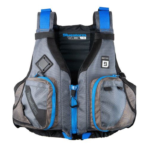 Bluestorm motive kayak fishing vest - deep blue - 2xl/3xl bs-248-tpe-2/3xl