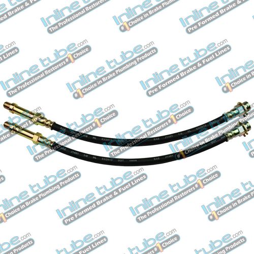 67 ford mustang gt shelby front disc drum brake rubber flex hoses line dot h602