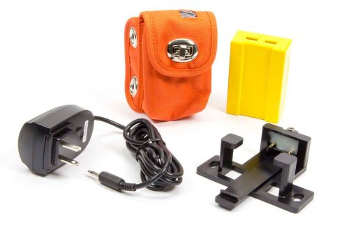 Raceceiver rechargeable transponder package with charging unit and mount