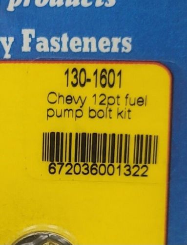 Arp 130-1601 black for chevy 12pt fuel pump bolt kit
