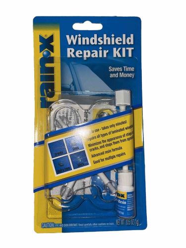 Rain‑x 600001 windshield repair kit, for cracks, stars, chips &amp; bulll&#039;s-eyes