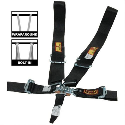 Rci 9210d - 3&#034; 5 points sfi 16.1 pull-down harness set, black