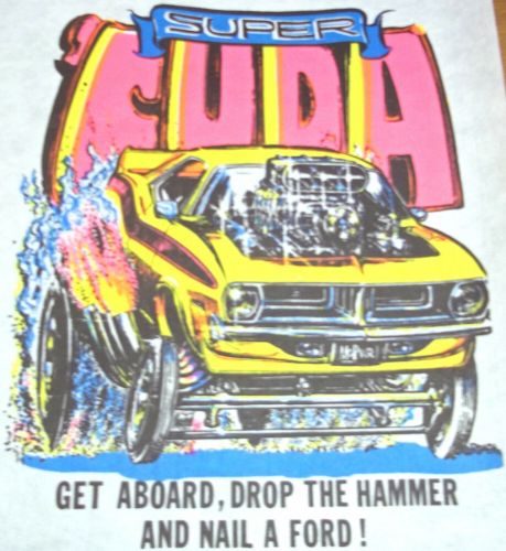 1970 plymouth cuda  t-shirt  vintage  70&#039;s classic nos xxl or xxxl    0043