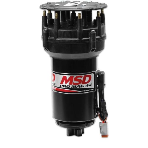 Msd black pro-mag 44 amp generator clockwise rotation band clamp big cap