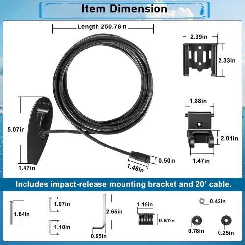 For humminbird xnt 9 hw mdi 75 t helix 7/8 mega di ds chirp transducer 710295-1