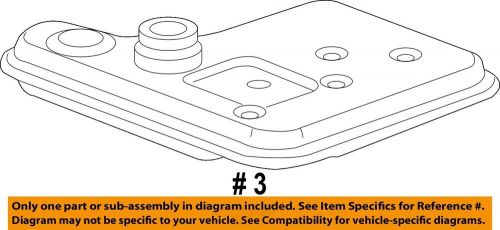 Ford oem 09-12 escape enginetransaxle transaxle parts-screen 9l8z7a098e