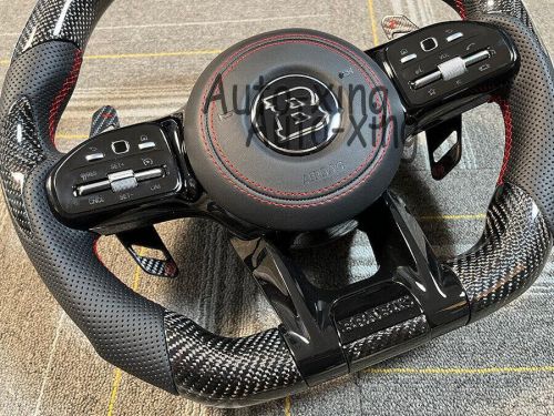 Real carbon fiber paddle shifter for mercedes-benz amg w176 w246 w205 w212 w222