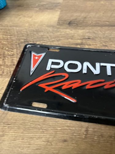 Pontiac   racing     license plate  new