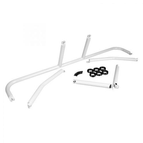 Braum racing harness bar system white gloss for 2015-2020 ford mustang brhb-53wg