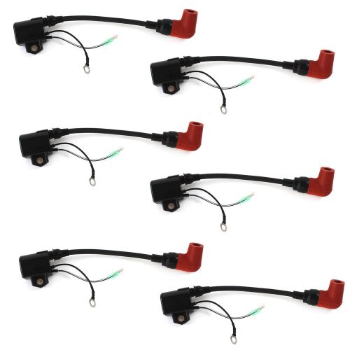 6pcs outboard ignition coil for yamaha 100/150/175/200/225hp 6r3-85570-01-00 new