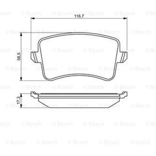 Bosch rear brake pads fits: audi a4 a5 s4 s5 q5 - 0986494254 - bp2658 - uk stock