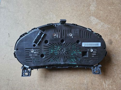 2011 buick regal, speedometer/instrument cluster