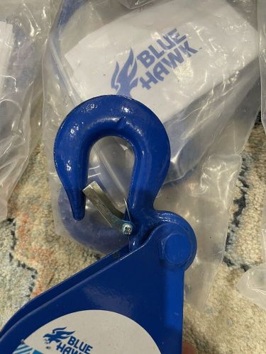 9x blue hawk 5”inch steel block 700 lb 317 kg ac1011 single pulley w hooks new