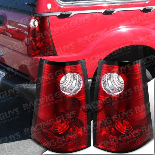 2002-2005 ford explorer sport trac pickup tail lights rear red lamps pair new