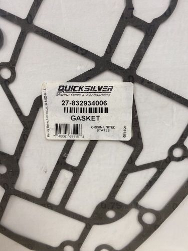 Nos mercury quicksilver oem# 832934006 exhaust plate gasket (508)