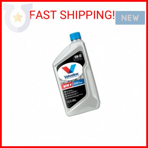 Valvoline vr1 racing sae 10w-30 motor oil 1 qt, case of 6