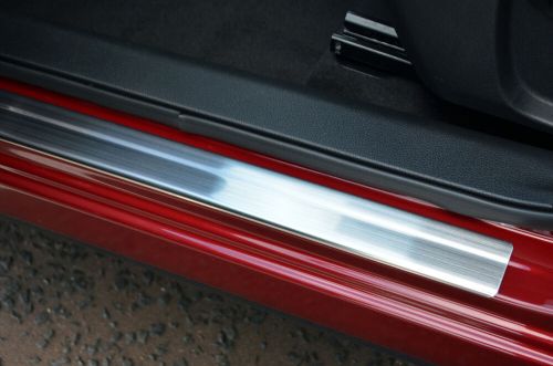 Chrome door sill trim covers protectors to fit nissan qashqai (2014