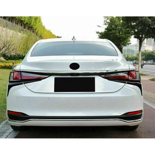 For lexus es350 300h 19-22 piano black rear tail light lamp moulding trim strips