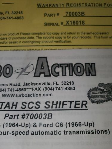 Turbo action    70003b    cheetah scs shifter  ford