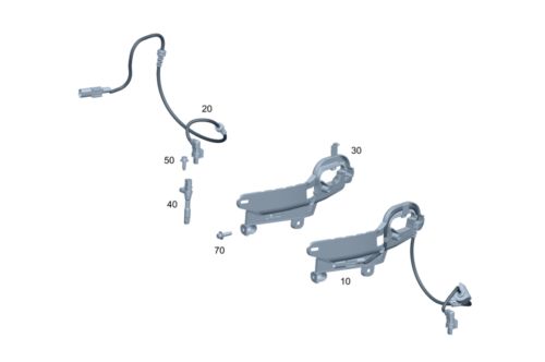 Genuine mercedes-benz electrical wiring harness 247-540-05-00