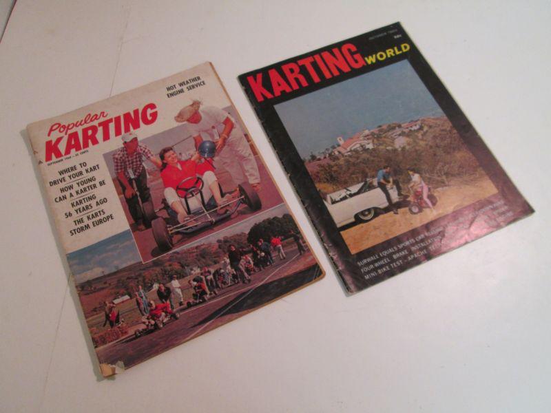 Popular karting magazine sept. '60 karting world magazine oct. '64