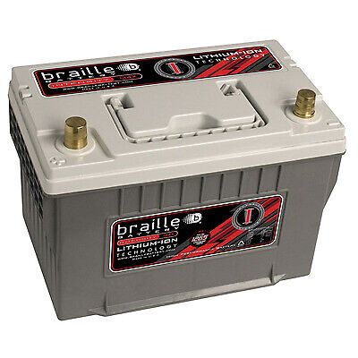 Braille auto battery i34x - lithium ion intensity i34x battery 12-volt