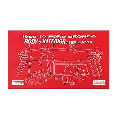 Scott drake am-149 scott drake 1966-70 bronco body/int manual