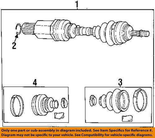 Mopar oem 4797704 drive axles-axle assembly retainer