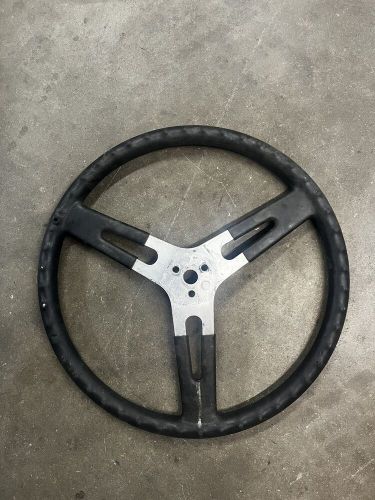 Sweet manufacturing sweet mfg 17in flat steering wheel late model, sprint car