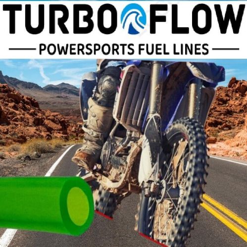 Turbo flow powersports fuel line 10&#039; x 1/4” id 3/8&#034; od pwc motorbike snowmobiles