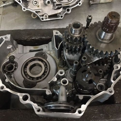 Yamaha yfz 450 engine rebuild service with crank piston bearings timing chain