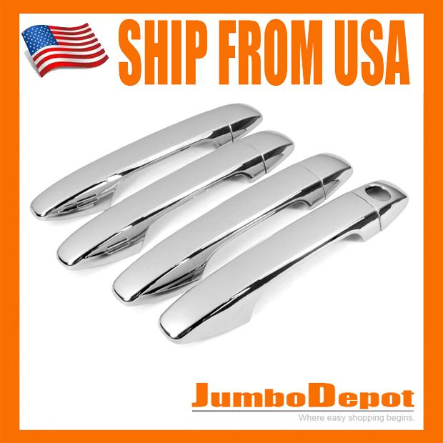 Usa triple chrome side door handle cover trims for toyota prius zvw30 2010 11 12