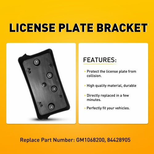 Front license plate bracket bumper holder replace for 19-22 chevy 1500 silverado