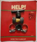 Help universal hose tee coolant service kit - for 1/2&#039;&#039; hose flush