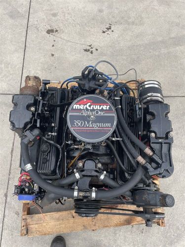 88 marine mercruiser 5.7 l 350 260 hp mag magnum boat engine fresh water 338 hrs