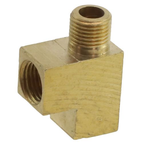 Brass angle adapter for oil pressure sensor m10x1mm thread seamless connection