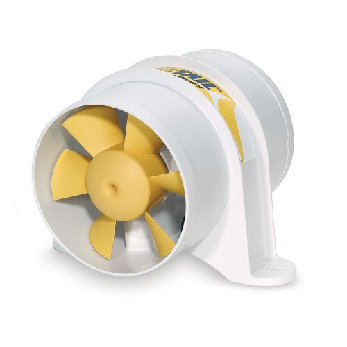 ​shurflo yellowtail 4&#034; marine blower 12 vdc 215 cfm ventilation fan