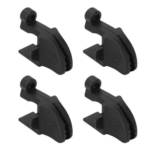 .black 4pcs pontoon boat clips boat accessories nylon versatile boat bumper