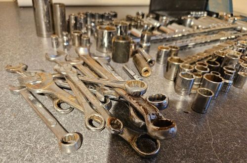 Tools – socket &amp; wrench wholesale lot 209 pieces *no reserve*