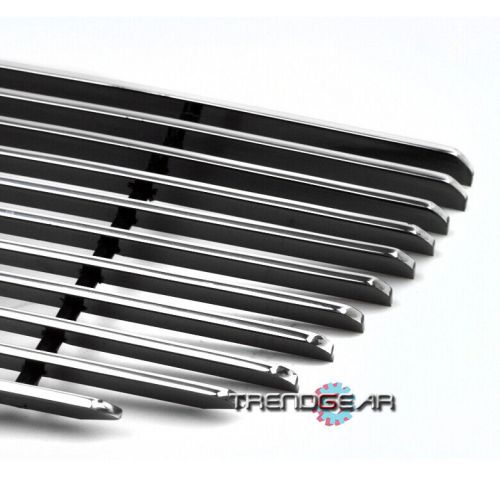 07-13 gmc yukon xl 1500 2500 upper+bumper billet grille grill combo logo open