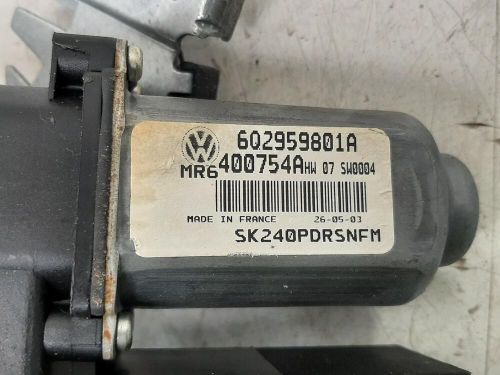 2003 skoda fabia n/s passengers left front door window motor regulator