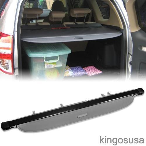 06-12 toyota rav4 rear trunk cargo cover luggage gray shielding shade visor oe