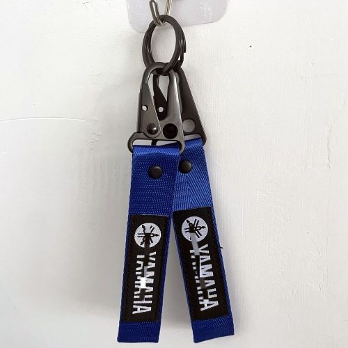 2x Backpack Key Ring Strap Metal Keychain Lanyard Double Side For Ymaha Blue, US $11.99, image 6