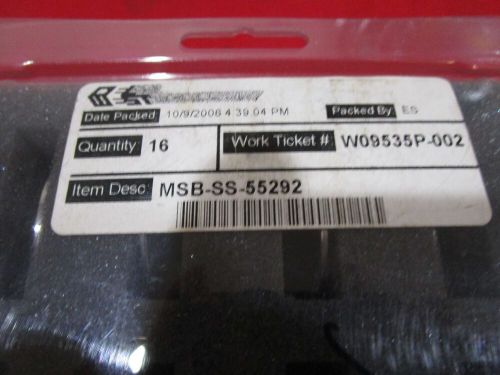 Nos set of msb-ss-55292 del  west valve spring locator, 1.500 od, .062 thick