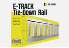 Dc cargo e track tie down rails 8 ft zinc-coated galvanized steel e-track 1-pack