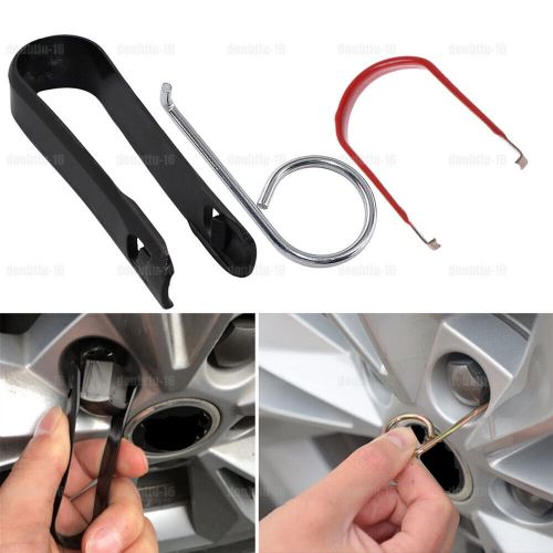 3x vehicle wheel nut centre cover cap pull removal kit auto car tool accessories