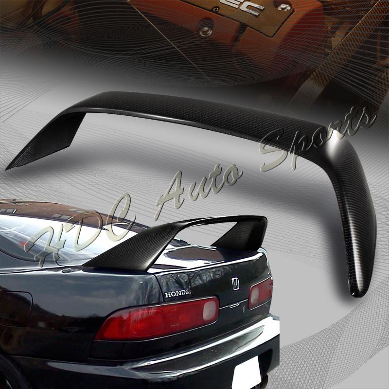 1994-2001 acura integra dc1 type-r style carbon fiber racing rear spoiler wing
