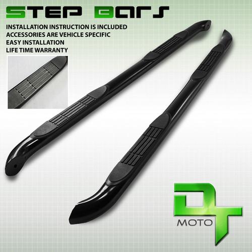 11-13 jeep grand cherokee 3" side step nerf bar running board black coated