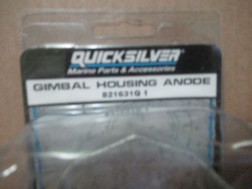 Boat quicksilver gimbal housing anode  #821631q1 mercruiser r / mr,alpha ,bravo